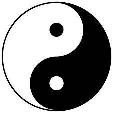 Yin Yang Bilden Yin och Yang